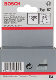 Bosch Typ 57 訂書釘 10,6 毫米 1000x。