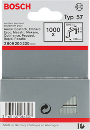 Bosch Typ 57 8mm 訂書針 1000×。