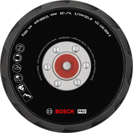 Bosch拋光墊 125 毫米，中型，適用於 GPX 12V-125。