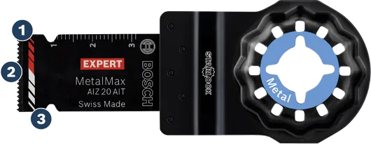 Bosch AIZ 20 AIT 往復鋸片。