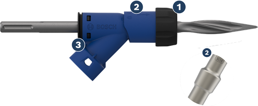 Bosch SDS max 尖頭鑿子轉接器 400 mm。