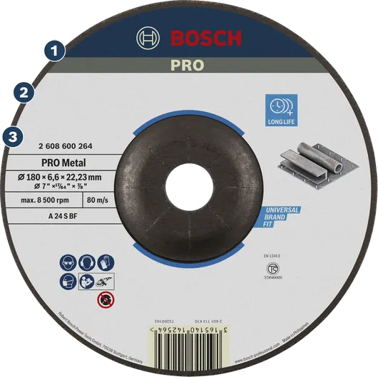 Bosch金屬切割片，使用壽命長，通用性強。