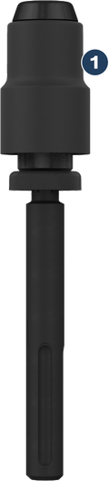 Bosch max 蜘蛛形轉接器，適用於旋轉鎚鑽。
