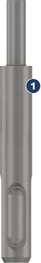BoschSDS-plus 旋轉鎚鑽轉接器。