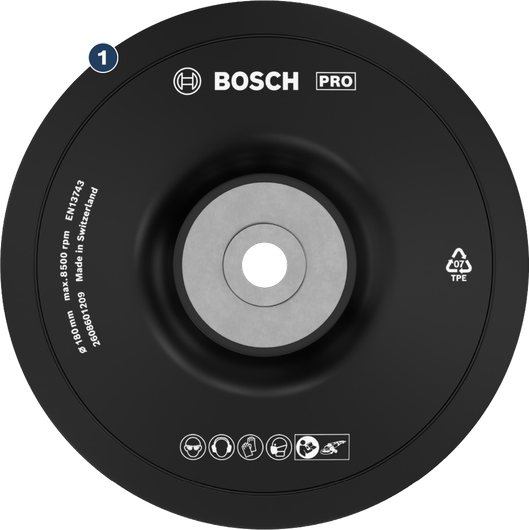 Bosch砂輪，180mm，適用於角磨機。