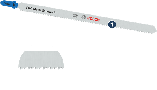 Bosch金屬三明治曲線鋸片，用於金屬切割。