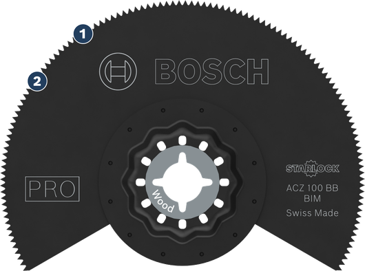 Bosch ACZ 100 BB 木工鋸片。