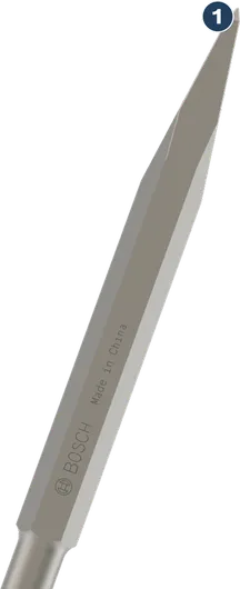 Bosch HEX 17-4C 尖頭鑿，280 mm。