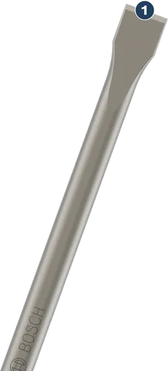 Bosch扁鑿，適用於拆除和砌築作業。