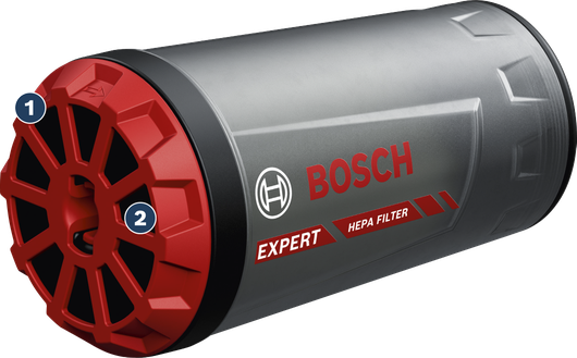BoschEXPERT 集塵盒 HEPA 過濾器，適用於 GEX 18V-150。