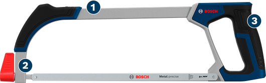 Bosch300 毫米雙金屬鋸片，用於精確切割金屬。