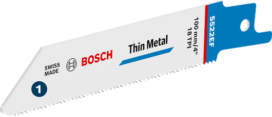 BoschS522EF 薄金屬往復鋸片。