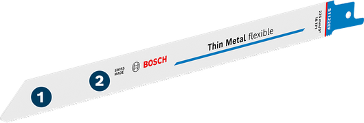 Bosch薄金屬柔性往復鋸片。