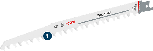 Bosch木工快速往復鋸片，用於木材切割。