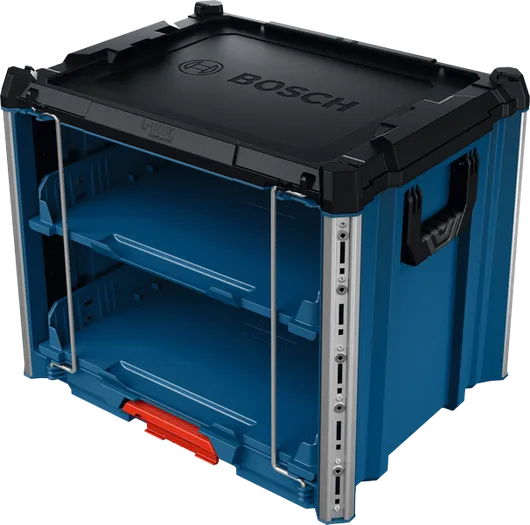 BoschL-BOXX Contractor Rack 2 搬運箱系統。
