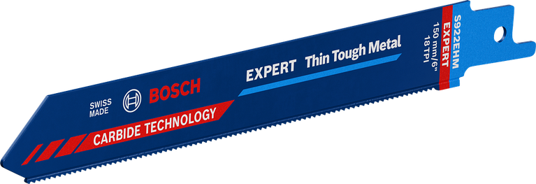 Bosch專家薄型堅韌金屬往復鋸片。.