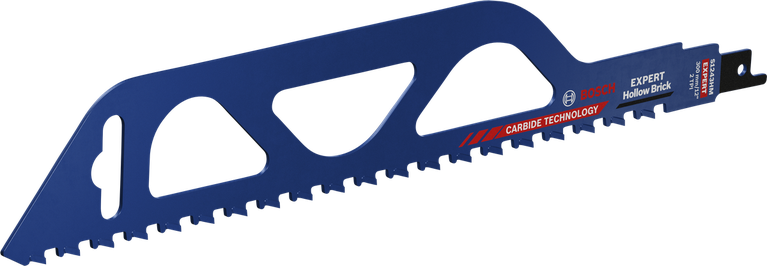 BoschEXPERT 空心磚往復鋸片，適用於砌體作業。
