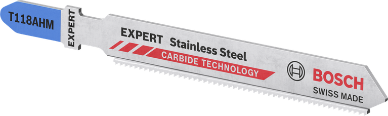 BoschT118AHM 不鏽鋼切割用曲線鋸片。