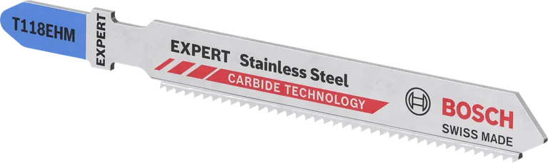 BoschEXPERT T118EHM 金屬用硬質合金曲線鋸片。