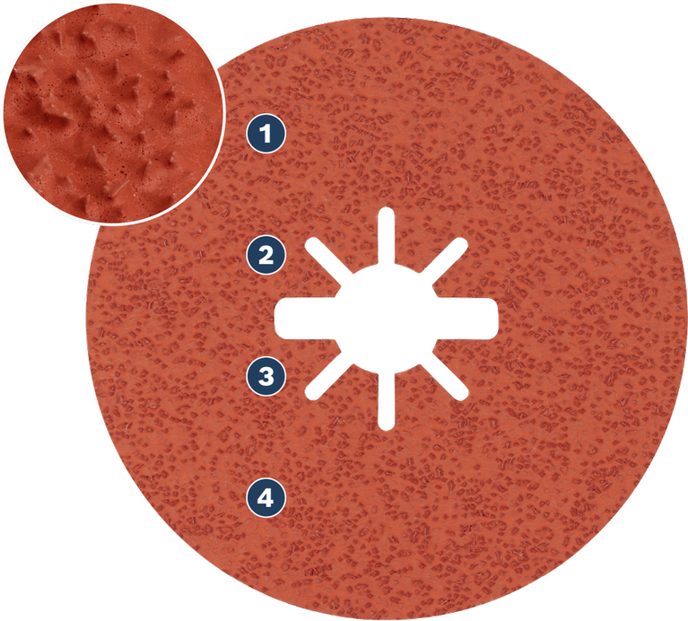 Bosch砂紙盤，具有耐用的磨料表面。