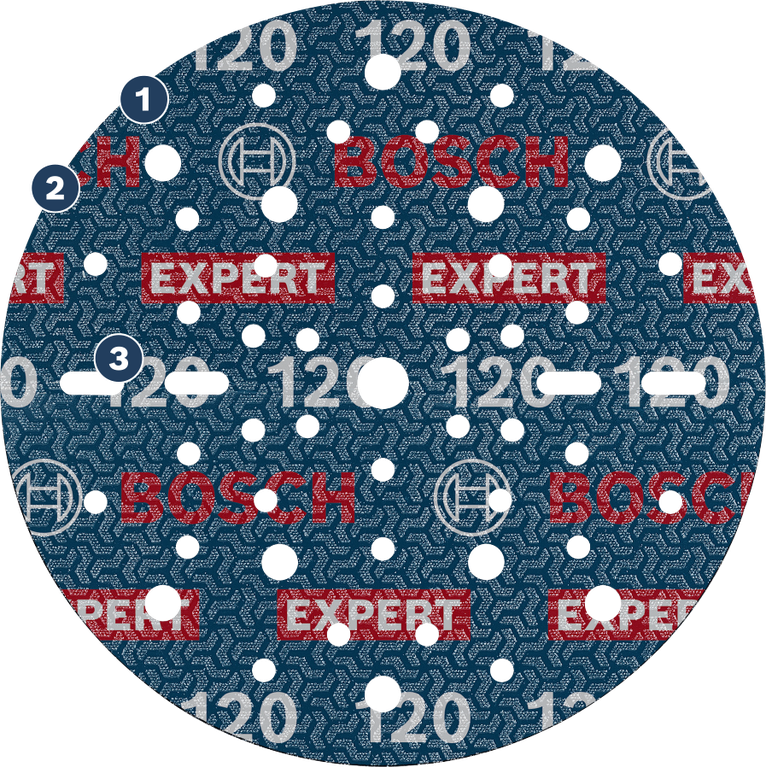 Bosch專業砂磨片 120 粒度,適用於軌道砂磨機