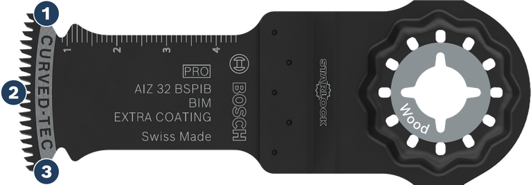 Bosch AIZ 32 BSPIB 木工鋸片。