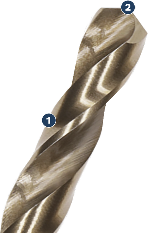 Bosch金屬鑽孔用麻花鑽頭。