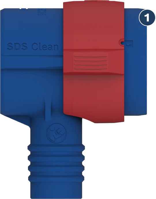 BoschEXPERT SDS Clean max 衝擊鑽鑽頭連接器。