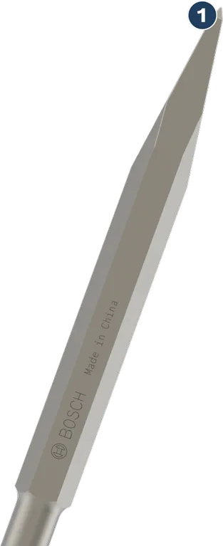 Bosch HEX 17-4C 尖頭鑿，280 mm。