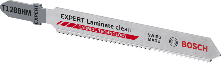 Bosch曲線鋸片，可實現乾淨俐落的層壓板切割。