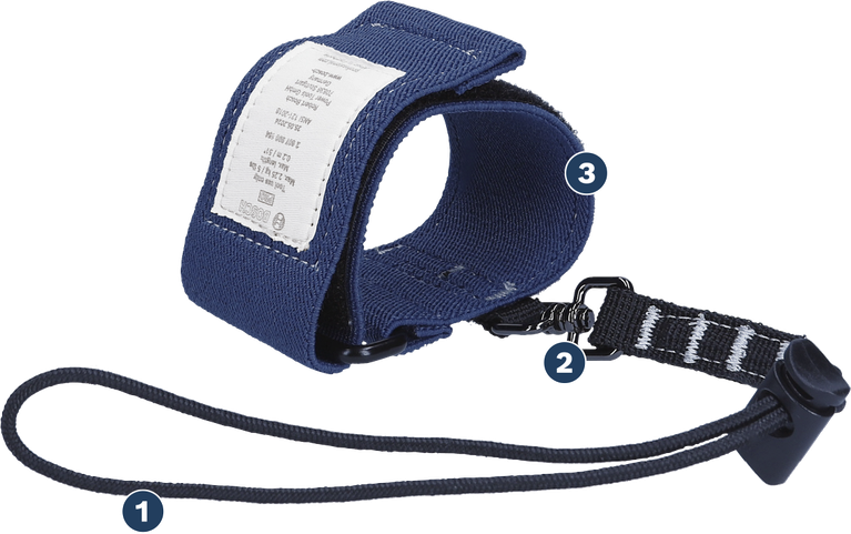 Bosch腕帶 2.25 公斤，圓形繩環。