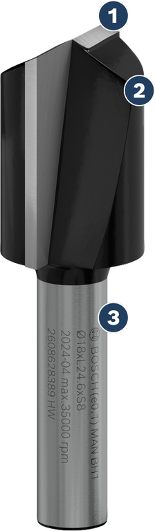 Bosch木工倒角銑刀。