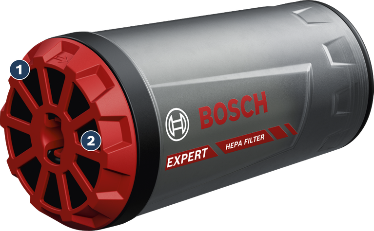 BoschEXPERT 集塵盒 HEPA 過濾器，適用於 GEX 18V-150。
