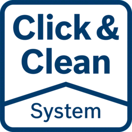 Click＆Clean系統 - 3個好處 工作表面的清晰視圖：您的工作更準確、更快速
立即吸除有害粉塵：保護您的健康更少的粉塵：使用壽命的工具和配件