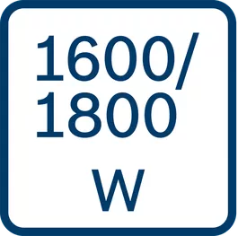 輸入功率1600/1800 W 