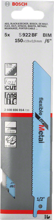 BoschS 922 BF 6吋往復鋸片.