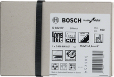 BoschS 922 BF 雙金屬鋸片，用於金屬切割。