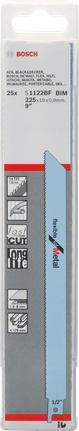 Bosch BIM 往復鋸片，用於金屬切割。