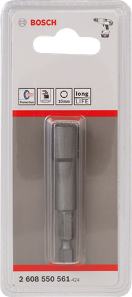 螺母套筒 Bosch10 毫米螺帽扳手配件.