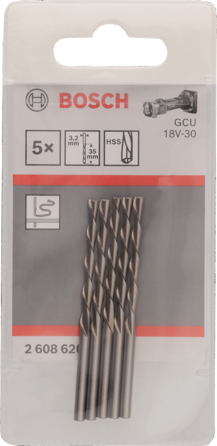 Bosch多用途切割鑽頭 3.2mm，適用於 GCU 18V-30。