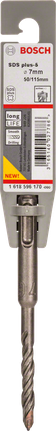 鎚鑽鑽頭 SDS plus-5 鎚鑽鑽頭 SDS plus-5