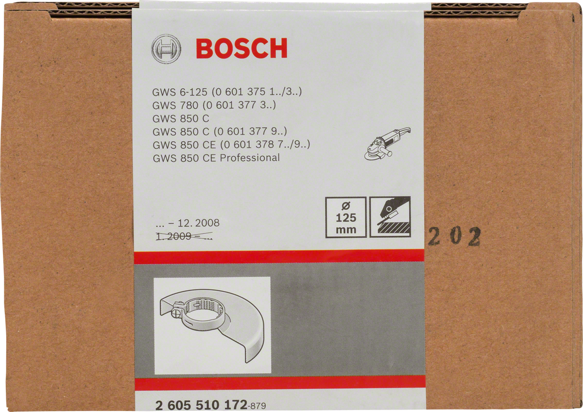 Bosch125 毫米防護罩，無蓋。.
