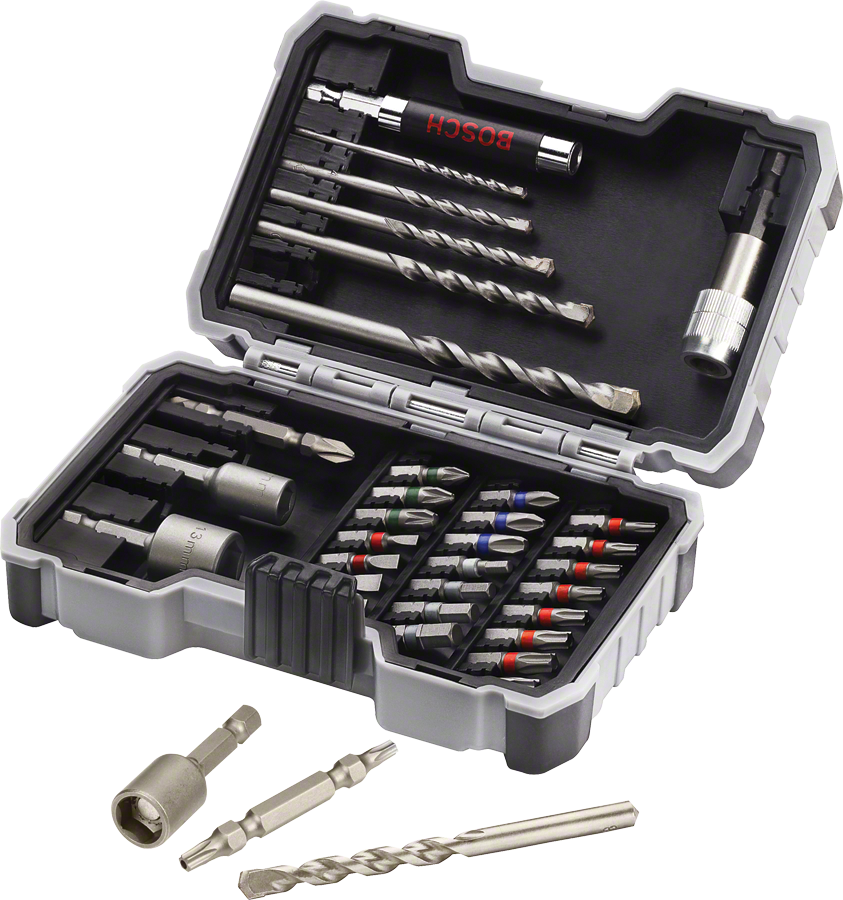 Bosch件 CYL-3 鑽頭和螺絲起子頭套裝。.