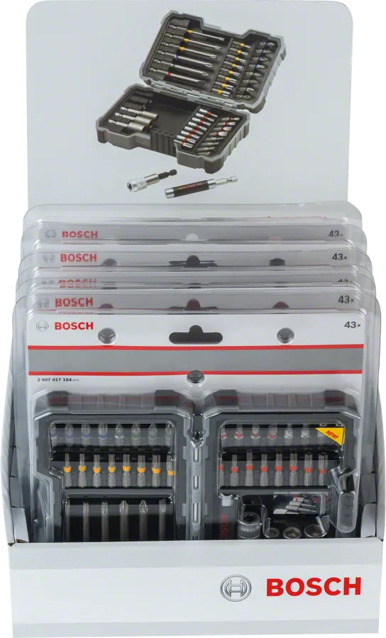 Bosch43 件批頭和螺帽扳手套裝.