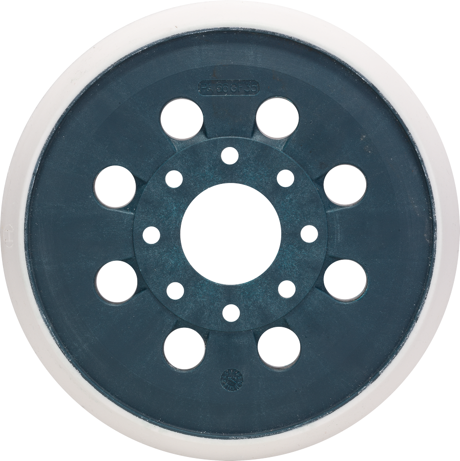 Bosch專業砂磨墊採用多孔設計。.