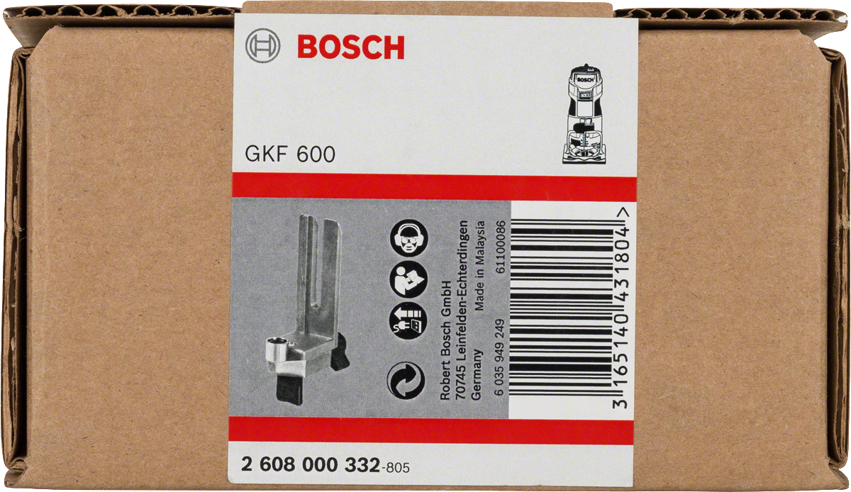 Bosch GKF 600 飛行員指南配件。.