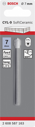 CYL-9 Ceramic 磁磚鑽頭 Bosch7 毫米 CYL-9 瓷磚鑽頭.