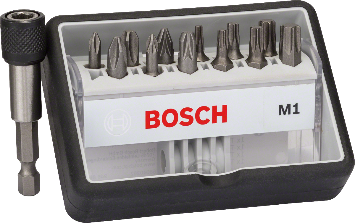 Bosch +1 件 Robust Line 螺絲起子頭套裝，超硬。.