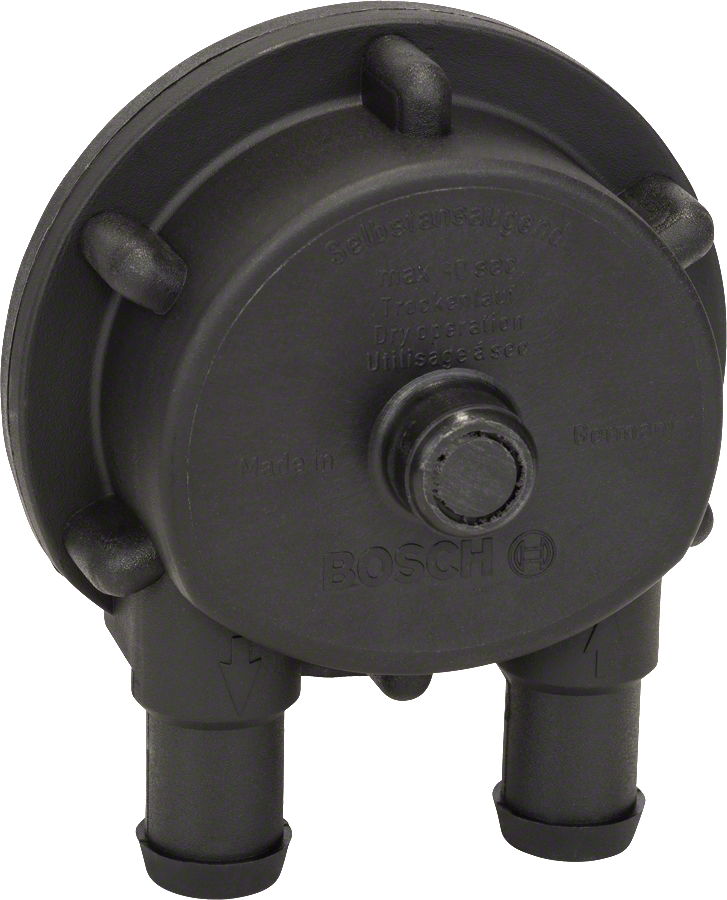 帶有 1/2 英吋軟管連接的Bosch水泵。.