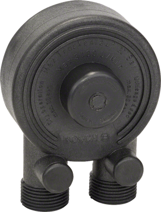 Bosch水泵配有 1/2 和 3/4 英吋軟管連接。.
